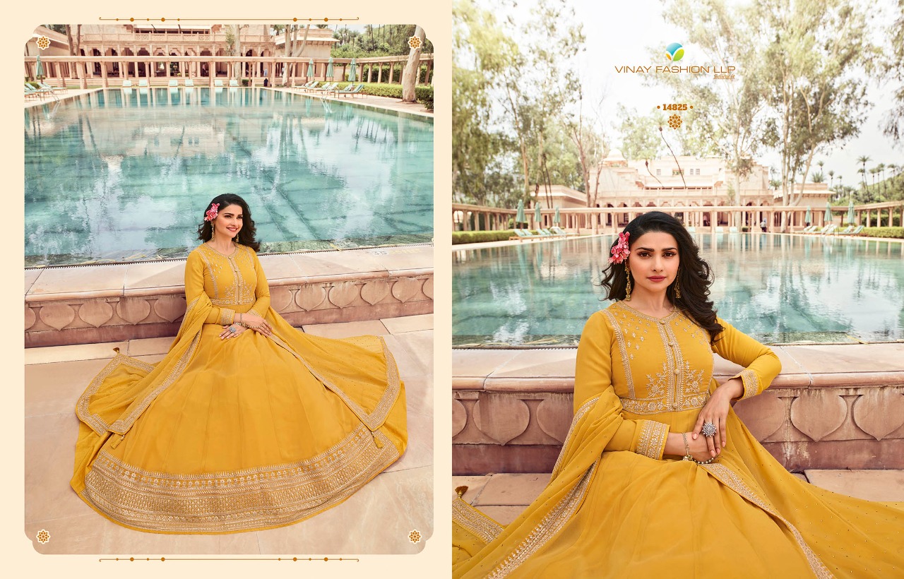 Vinay fashion kaseesh attraction georgette festive look saree catalog