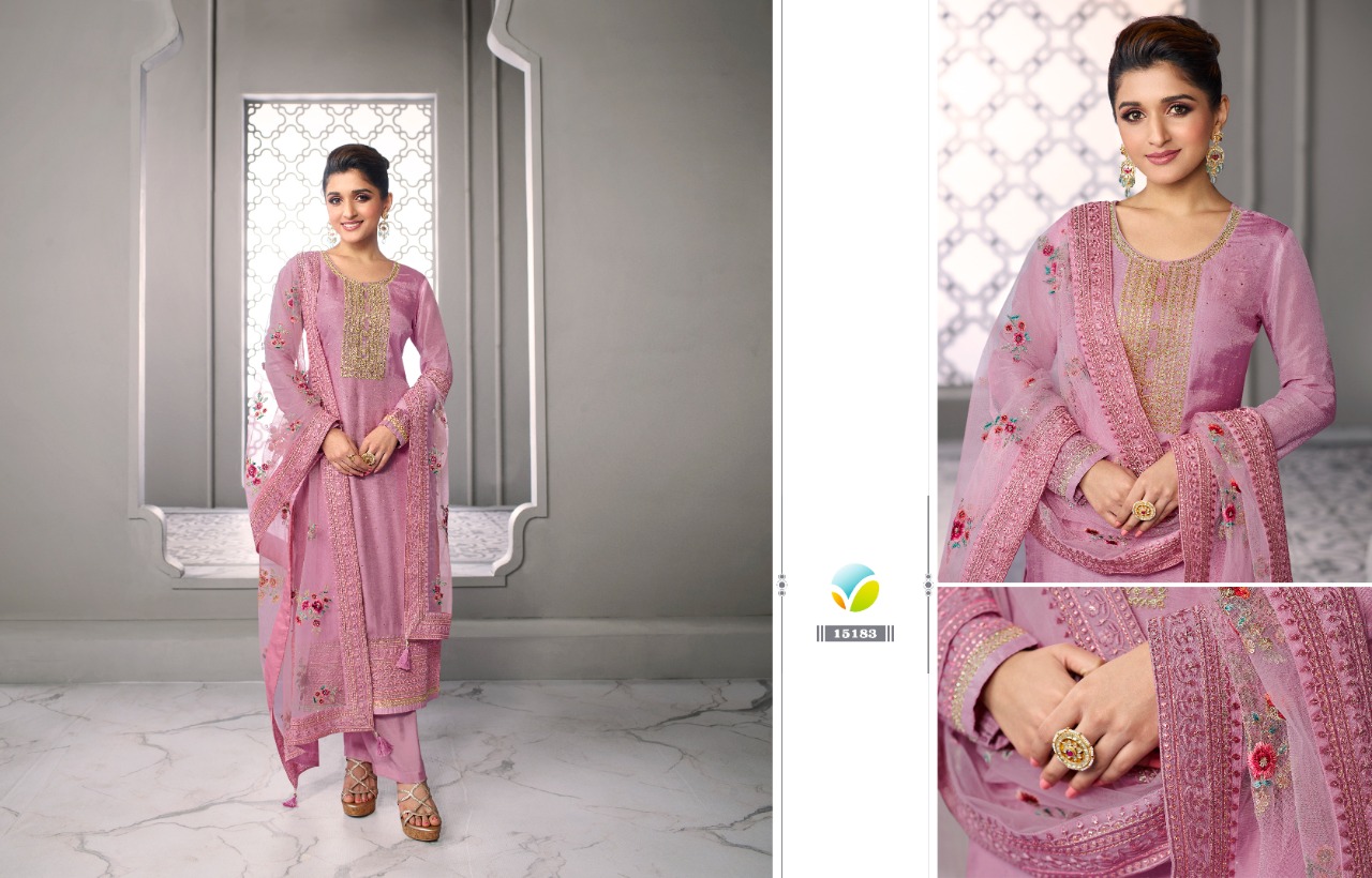 vinay fashion kaseesh infinity silk astonshing salwar suit catalog