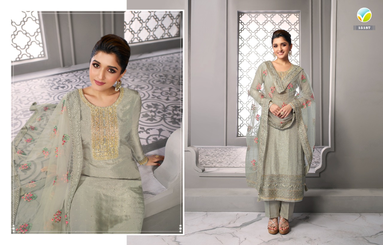 vinay fashion kaseesh infinity silk astonshing salwar suit catalog