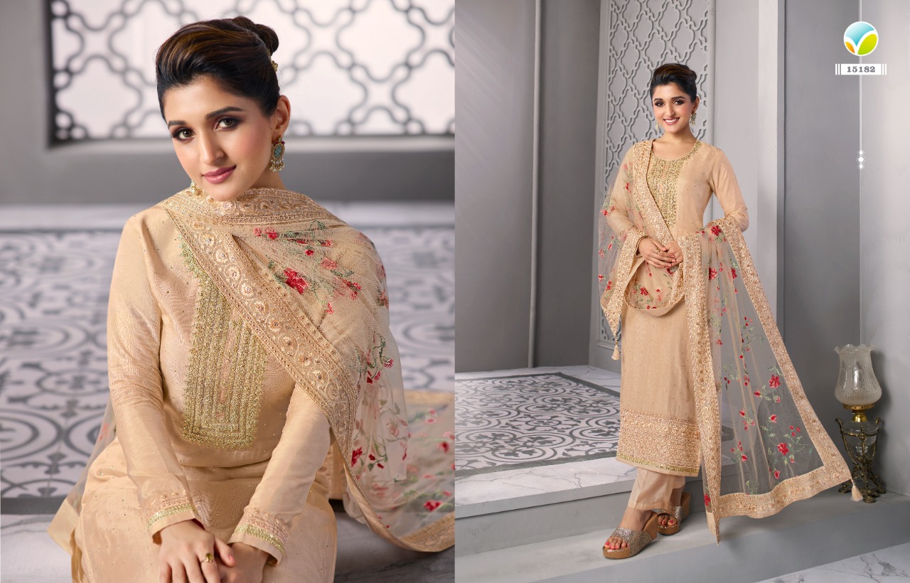 vinay fashion kaseesh infinity silk astonshing salwar suit catalog