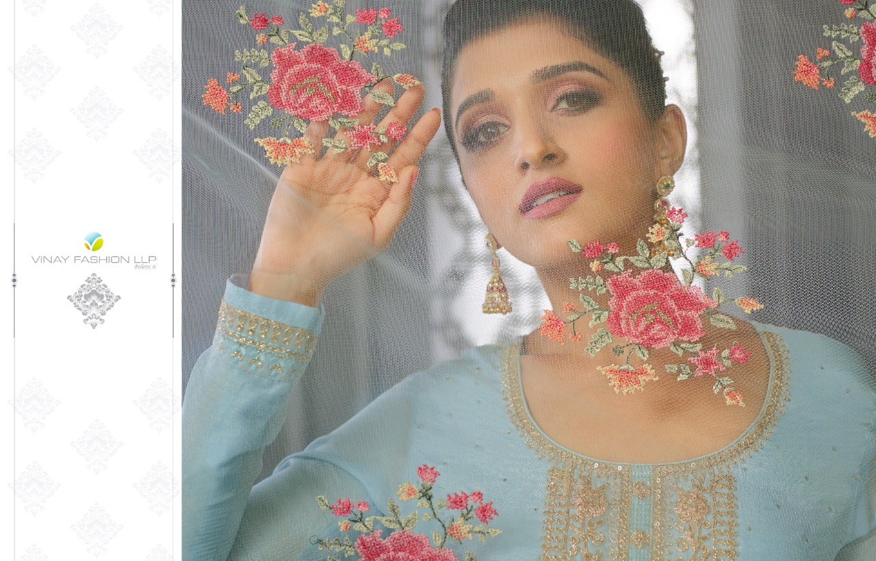 vinay fashion kaseesh infinity silk astonshing salwar suit catalog