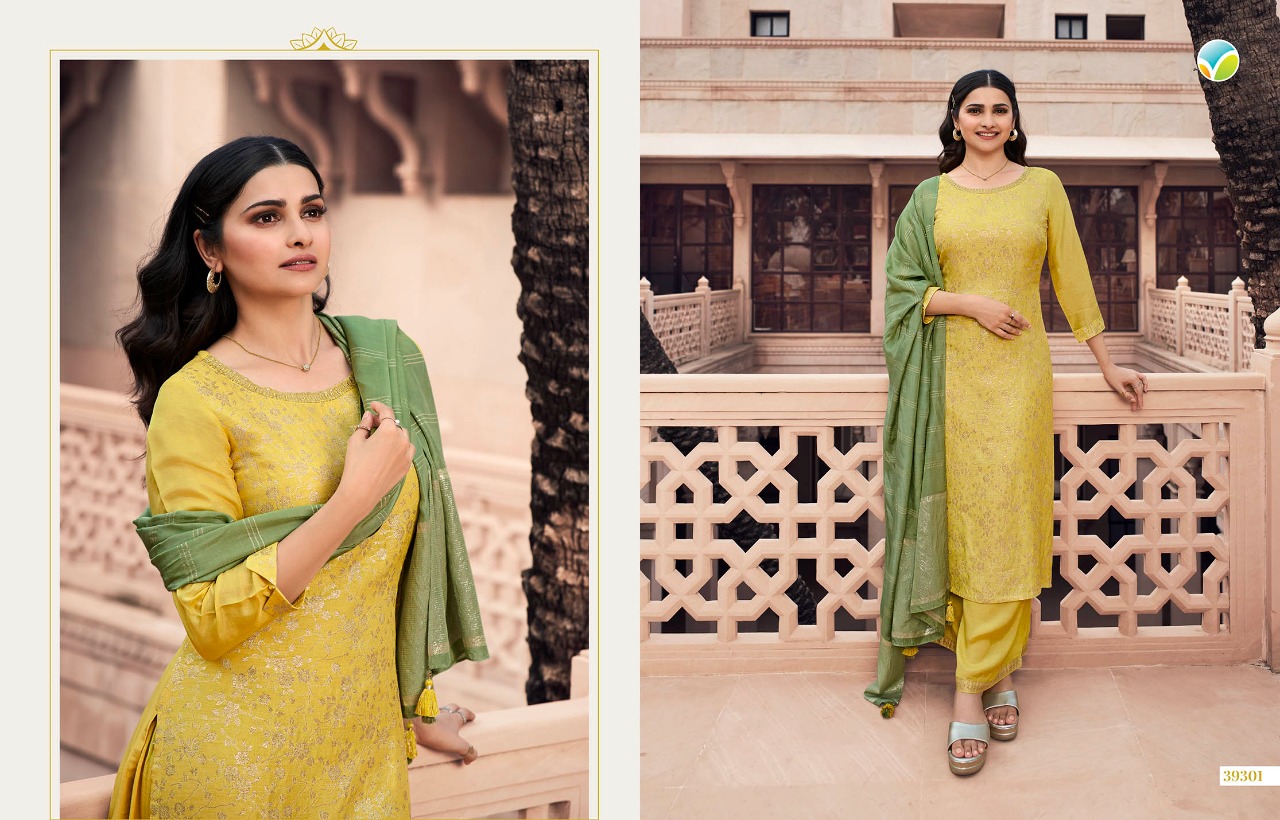 vinay fashion tumbaa festive viscose  decent look kurti with plazzo and dupatta catalog