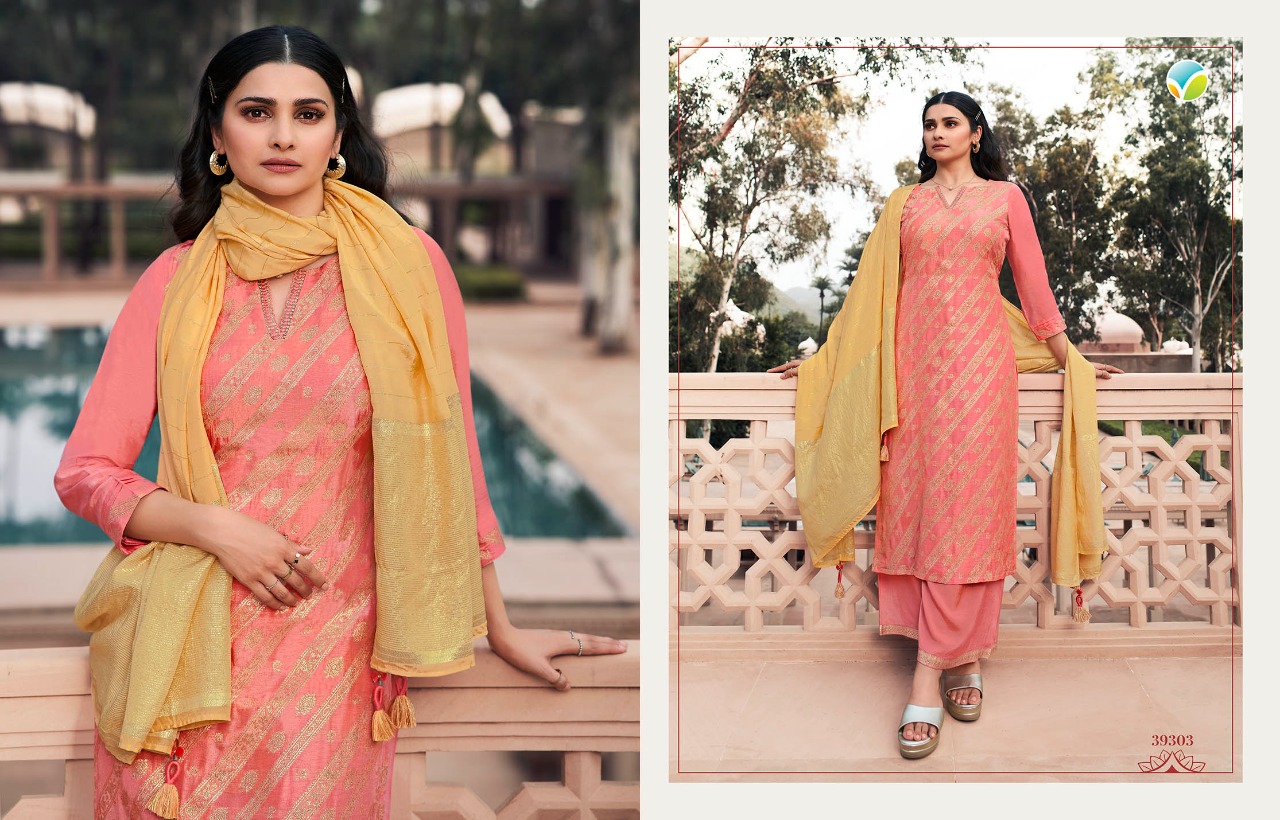 vinay fashion tumbaa festive viscose  decent look kurti with plazzo and dupatta catalog