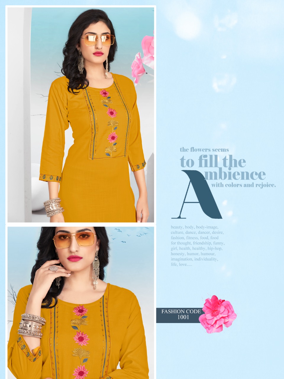 vitara fashion celesta rayon classic trendy look kurti catalog