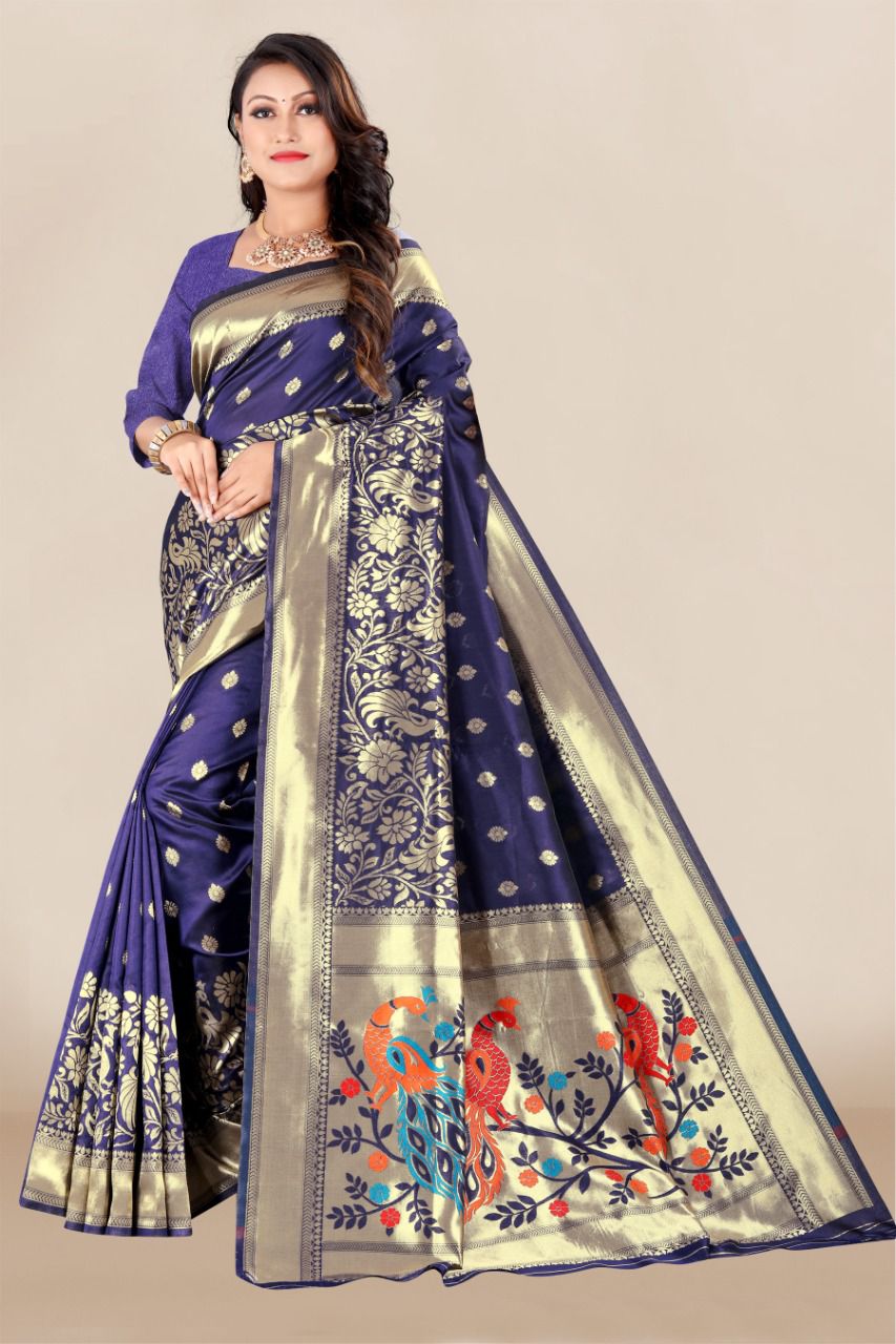 vivera international netra banarasi silk gorgeous look saree catalog