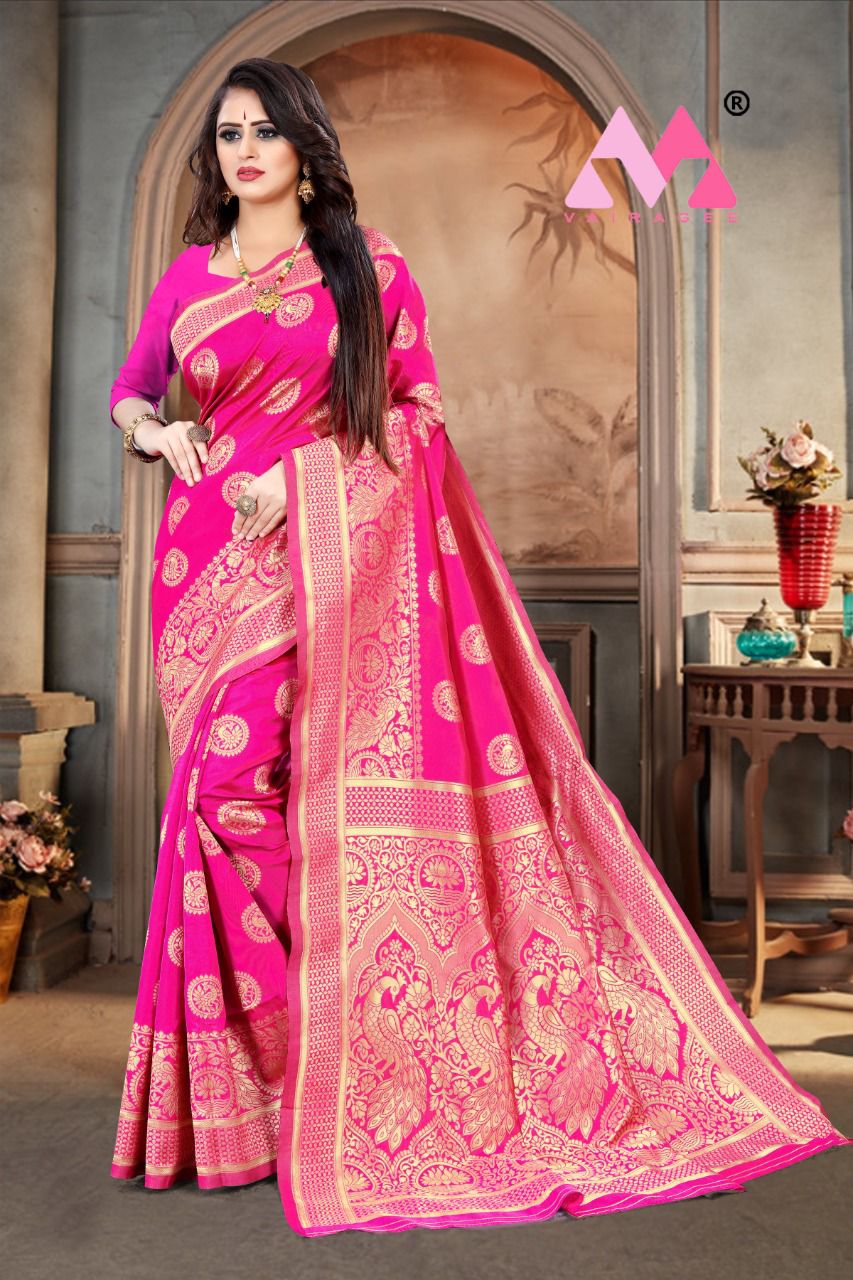 vivera international pavitra 5 silk gorgeous look saree catalog
