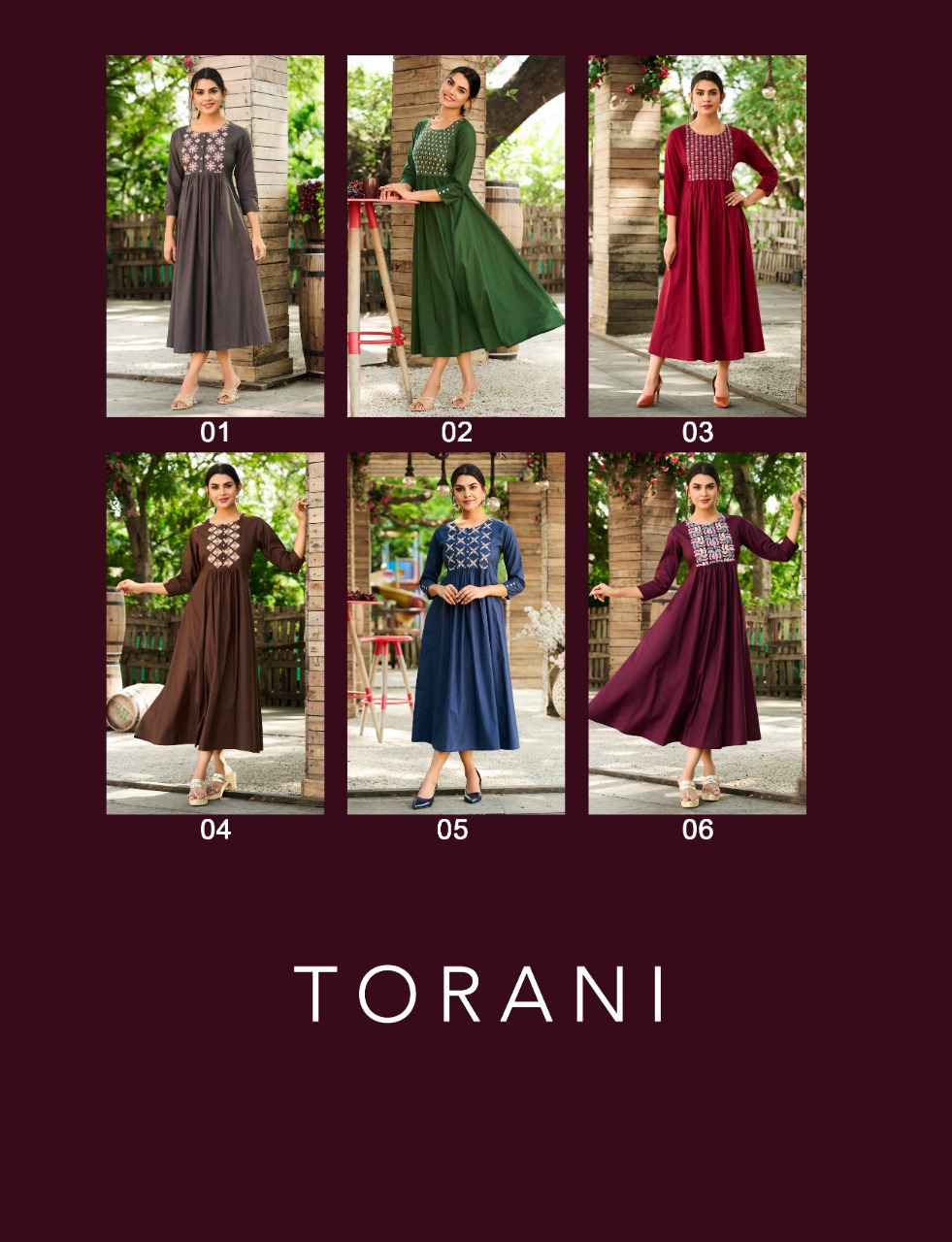 100 miles torani Pure Giza cotton  authentic fabric kurti catalog