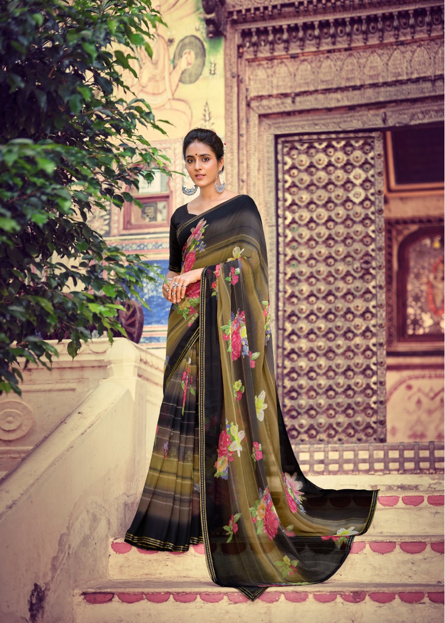 lt kashvi creation janki chiffon beautifull print saree catalog