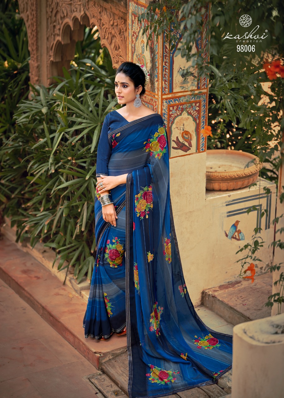 lt kashvi creation janki chiffon beautifull print saree catalog