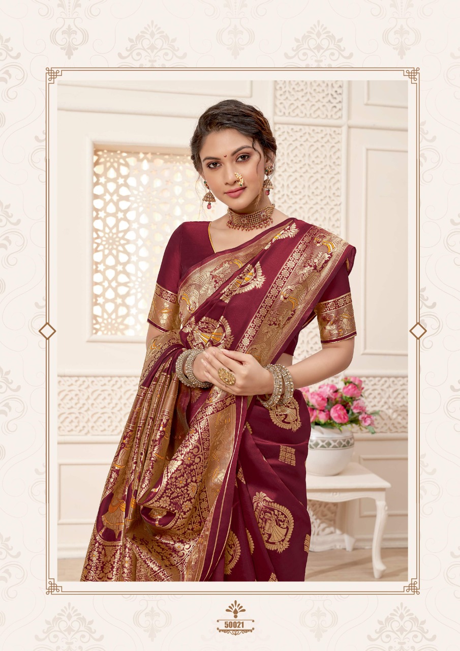 shakunt weaves Gauriputri art silk festive look saree catalog