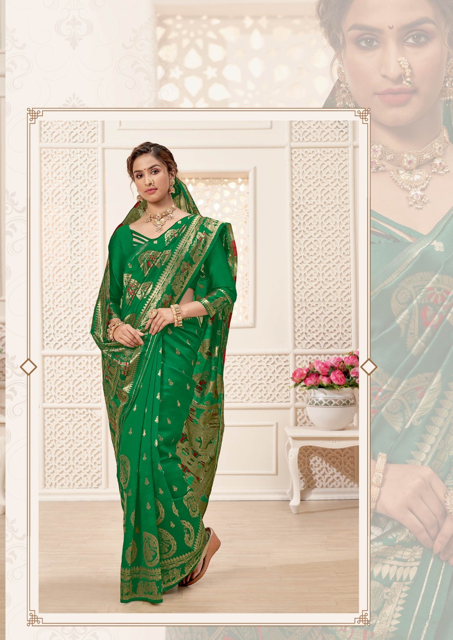 shakunt weaves Gauriputri art silk festive look saree catalog