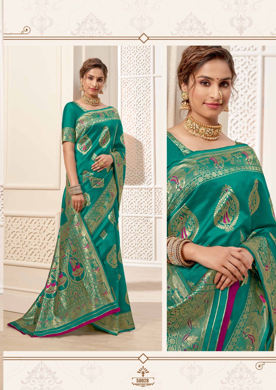 shakunt weaves Gauriputri art silk festive look saree catalog