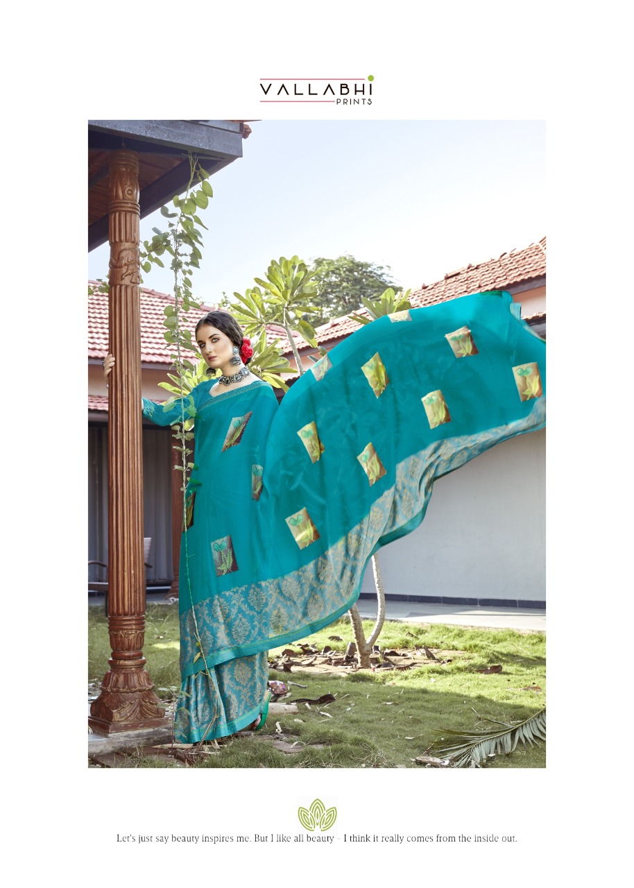 vallabhi print Tamanna Brasso print astonishing saree catalog