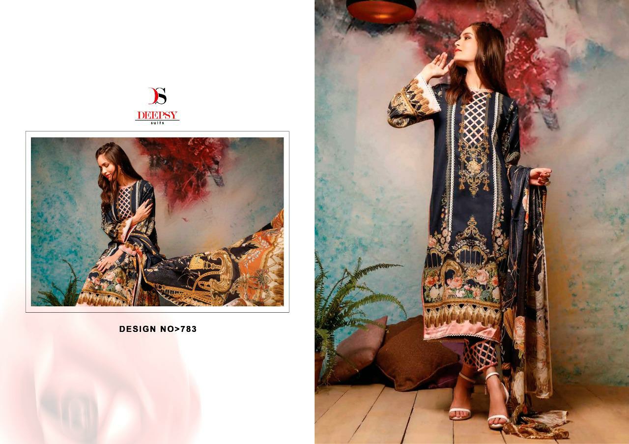 deepsy suit firdous 10 attractive print with embroidary salwar suit catalog