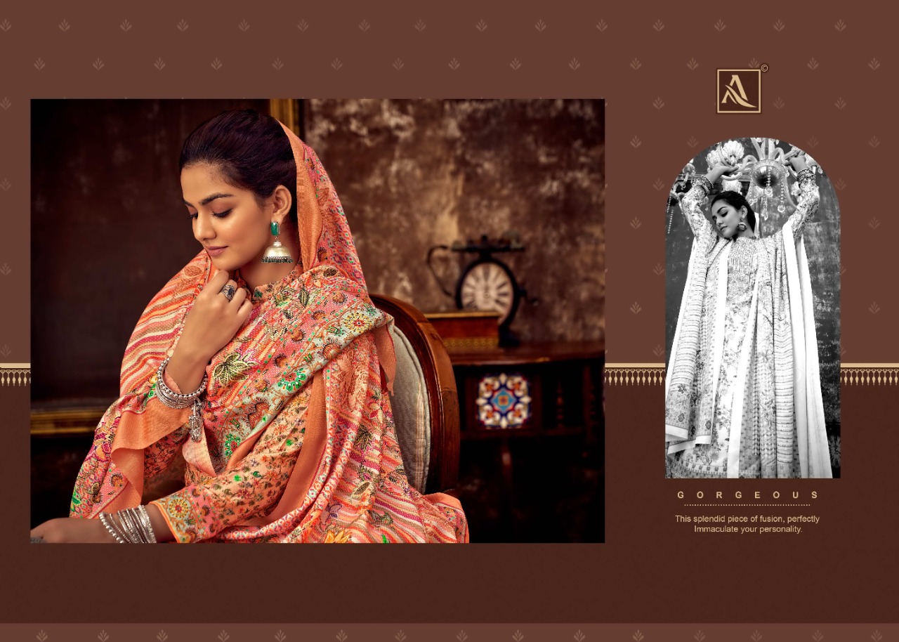 alok suit anokhi pure wool pashmina elegant look salwar suit catalog