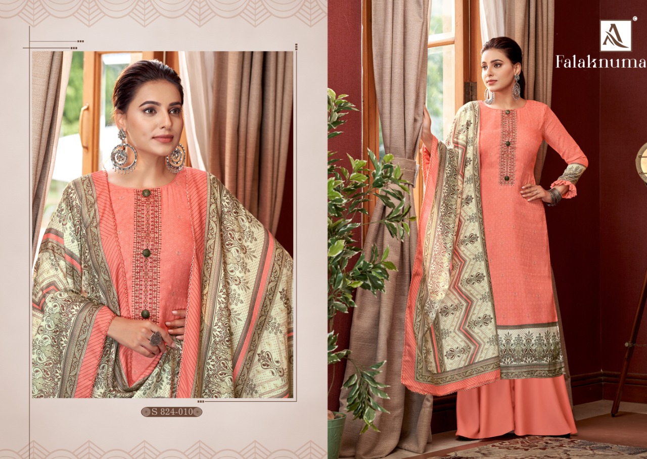 alok suit falaknuma pashmina astonishing salwar suit catalog