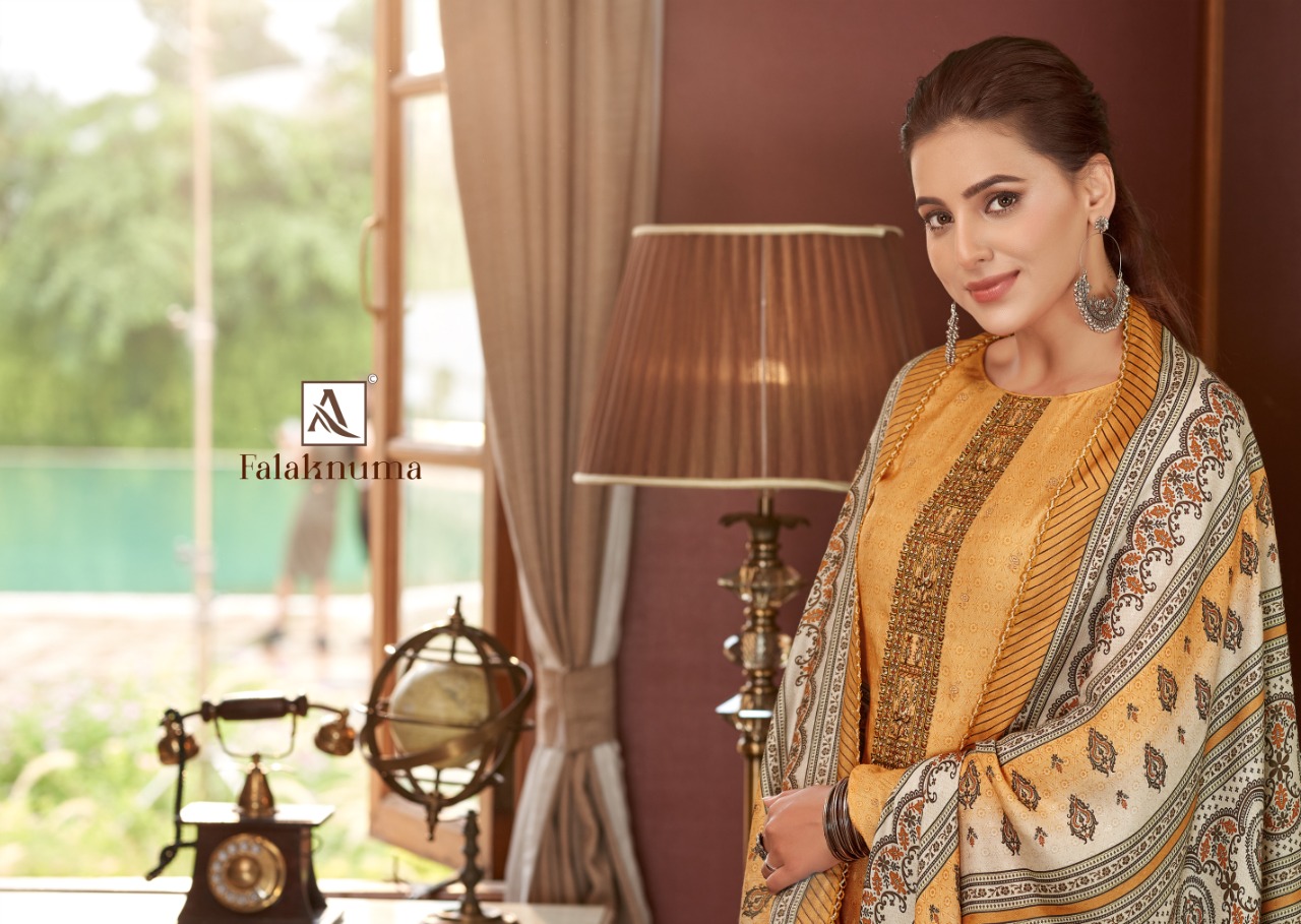 alok suit falaknuma pashmina astonishing salwar suit catalog