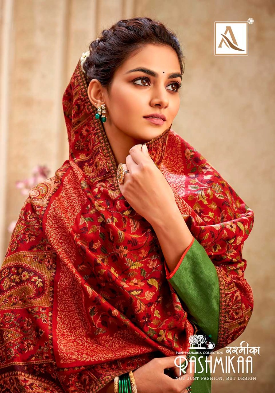 alok suit rashmikaa pashmina elegant salwar suit catalog