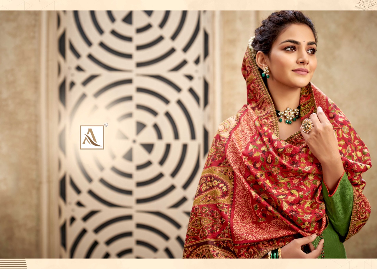 alok suit rashmikaa pashmina elegant salwar suit catalog