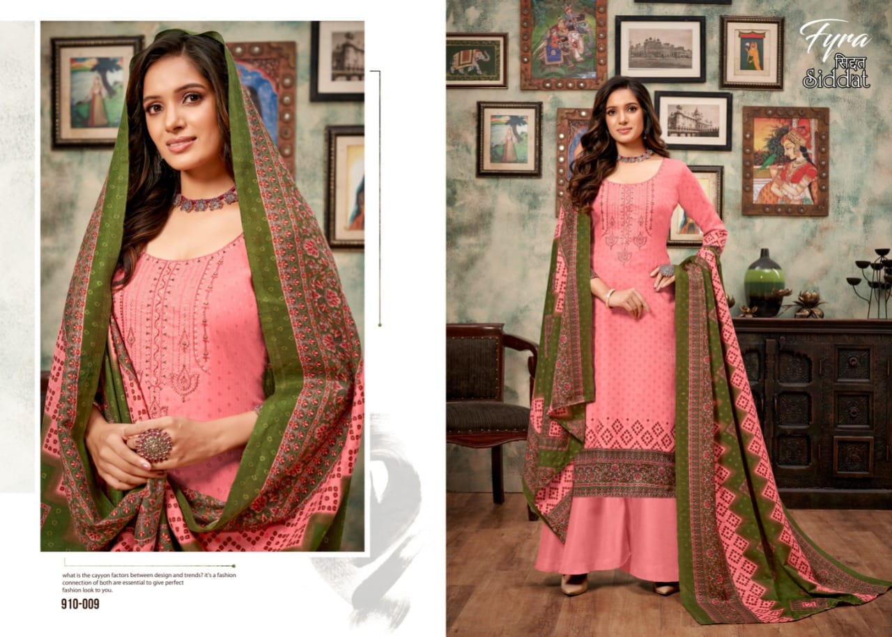 alok suit siddat pashmina astonishing salwar suit catalog