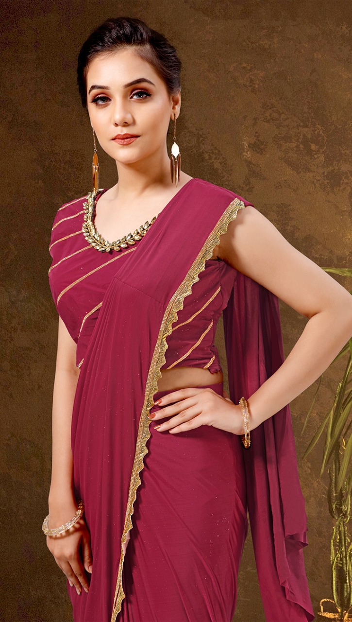 amoha trendz design no 1024 lycra astonishing saree catalog