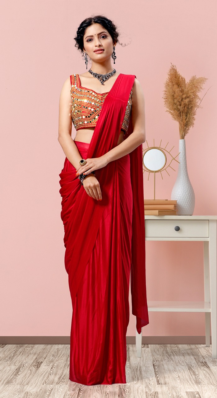 amoha trenza d no 1015592 lycra catchy look saree catalog