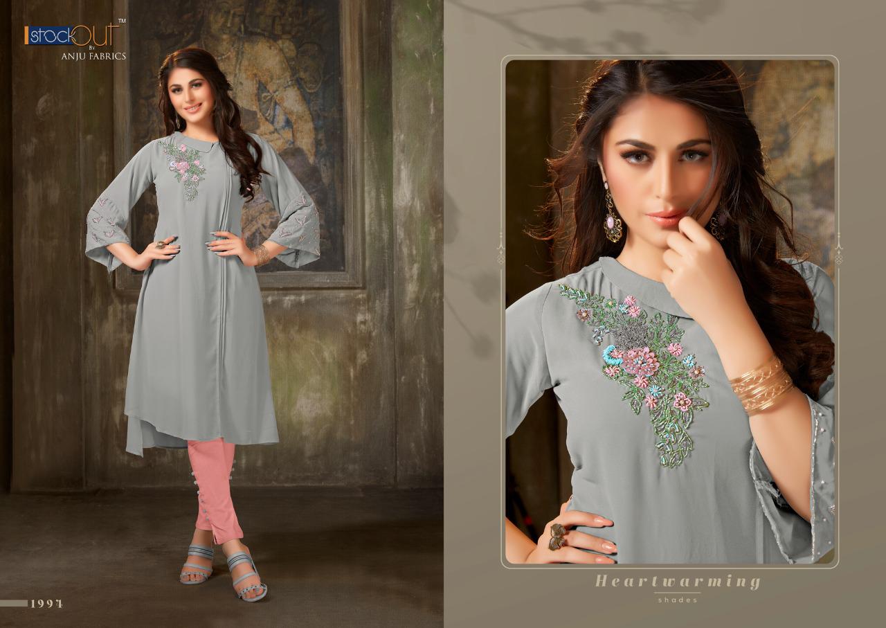 anju fabrics purity vol 1 jorjat elegant top with bottom catalog