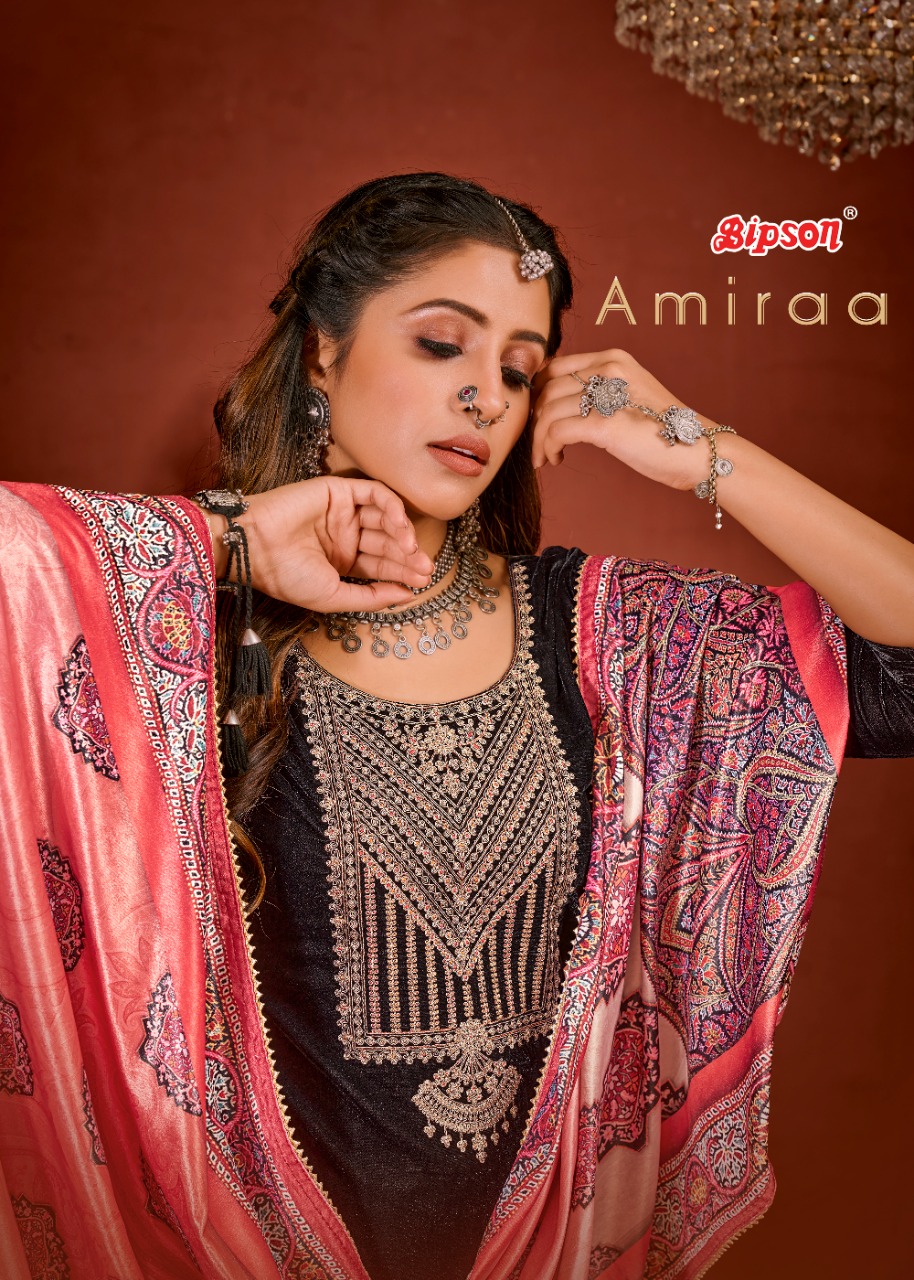 bipson amiraa viscose astonising salwar suit catalog