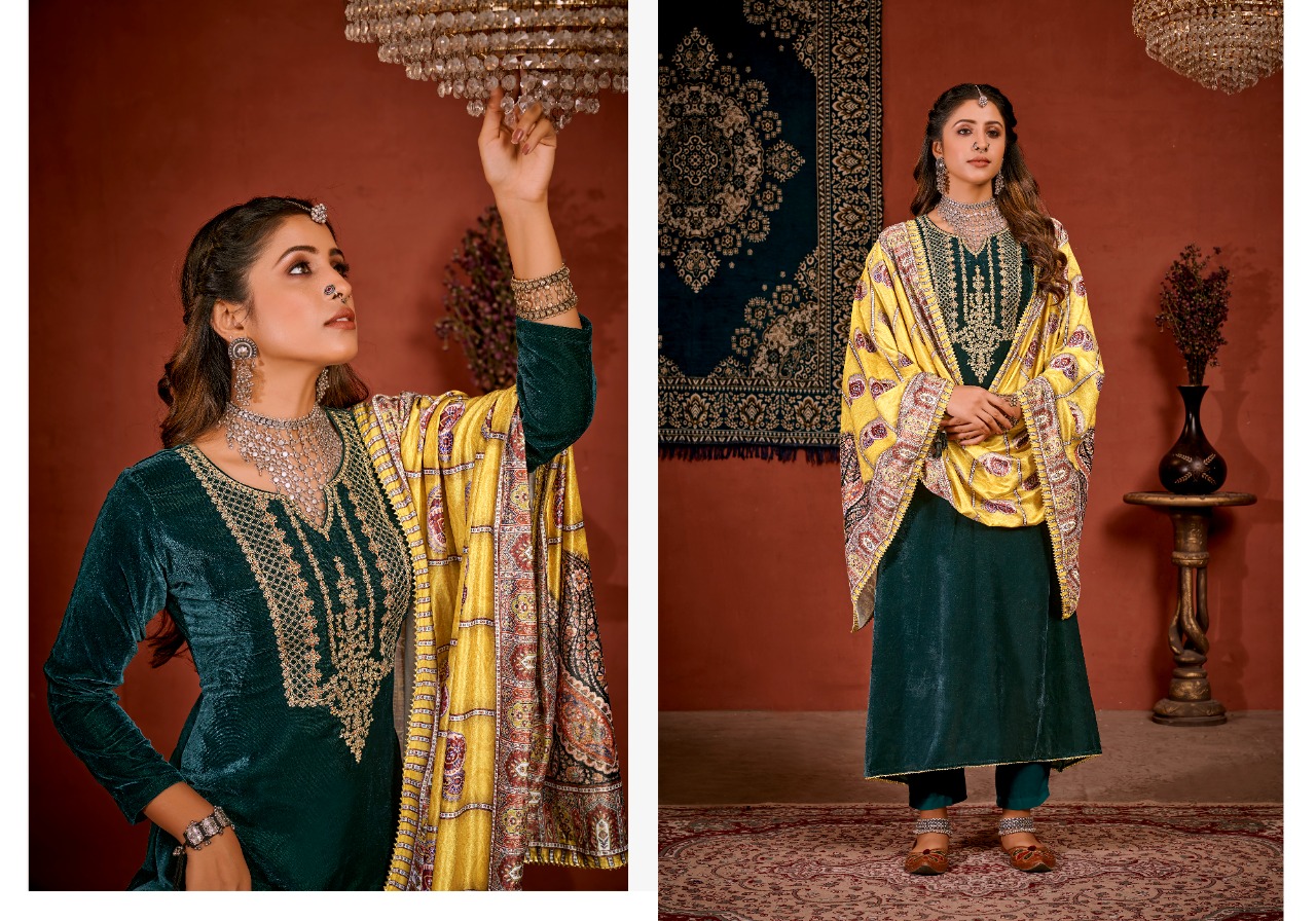 bipson amiraa viscose astonising salwar suit catalog