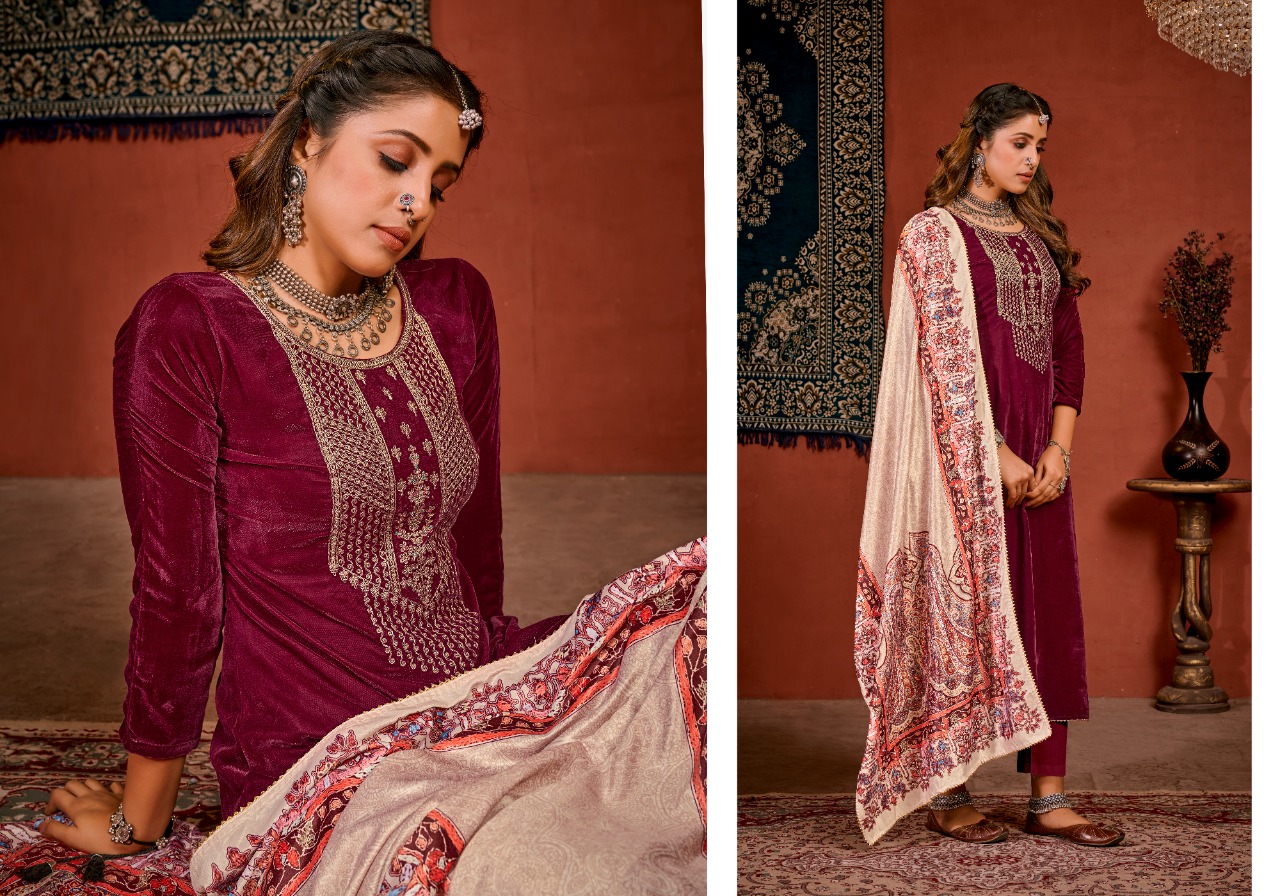 bipson amiraa viscose astonising salwar suit catalog