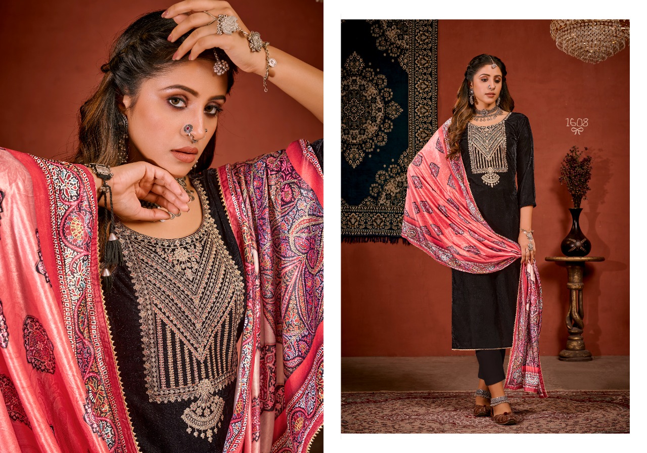 bipson amiraa viscose astonising salwar suit catalog