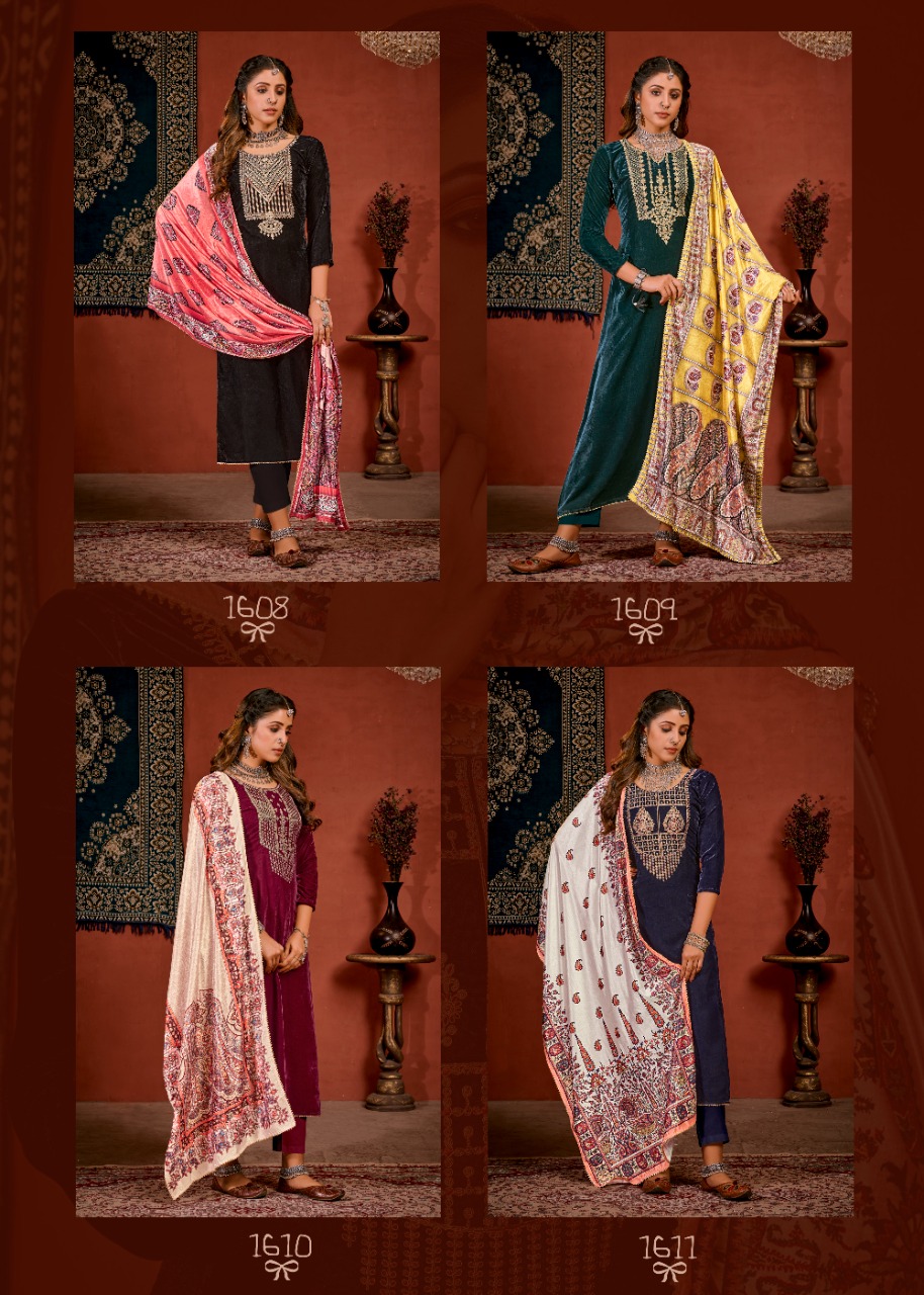 bipson amiraa viscose astonising salwar suit catalog