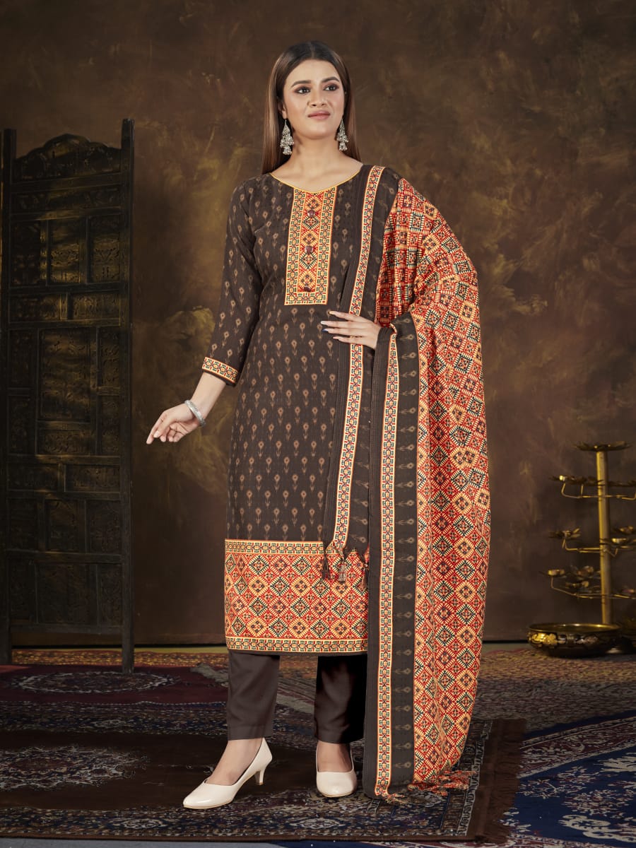 bipson preeto 1664 pashmna gorgeous look salwar suit catalg