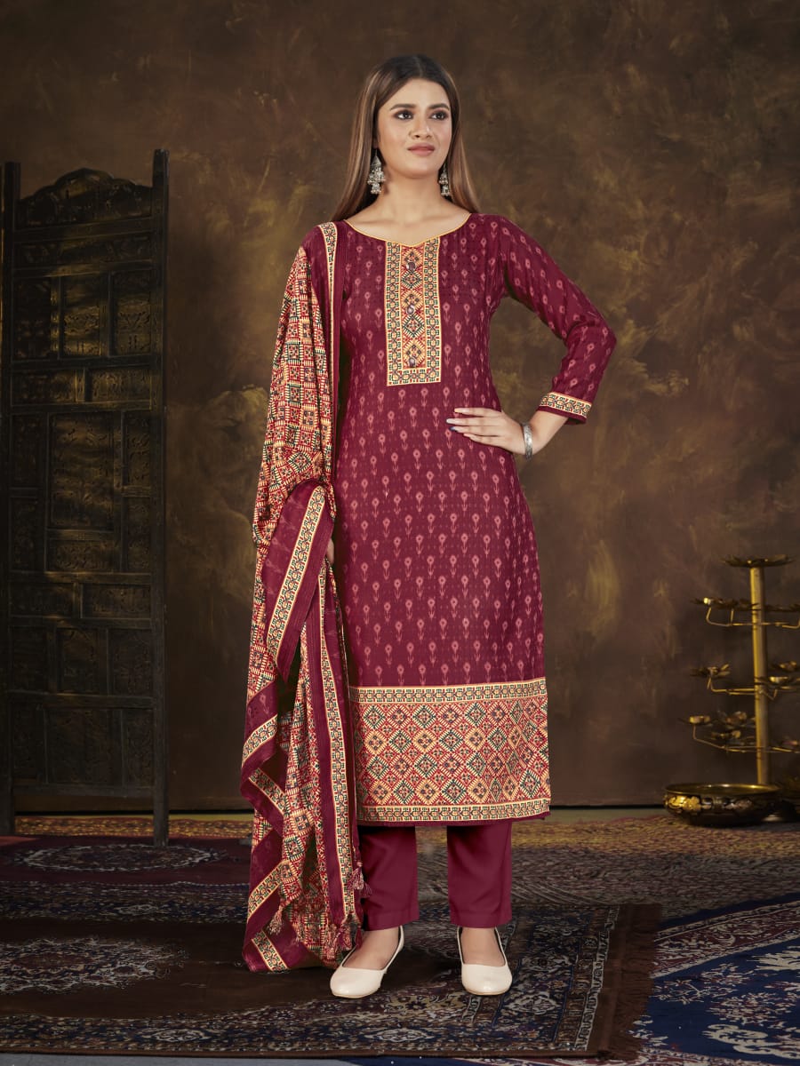 bipson preeto 1664 pashmna gorgeous look salwar suit catalg