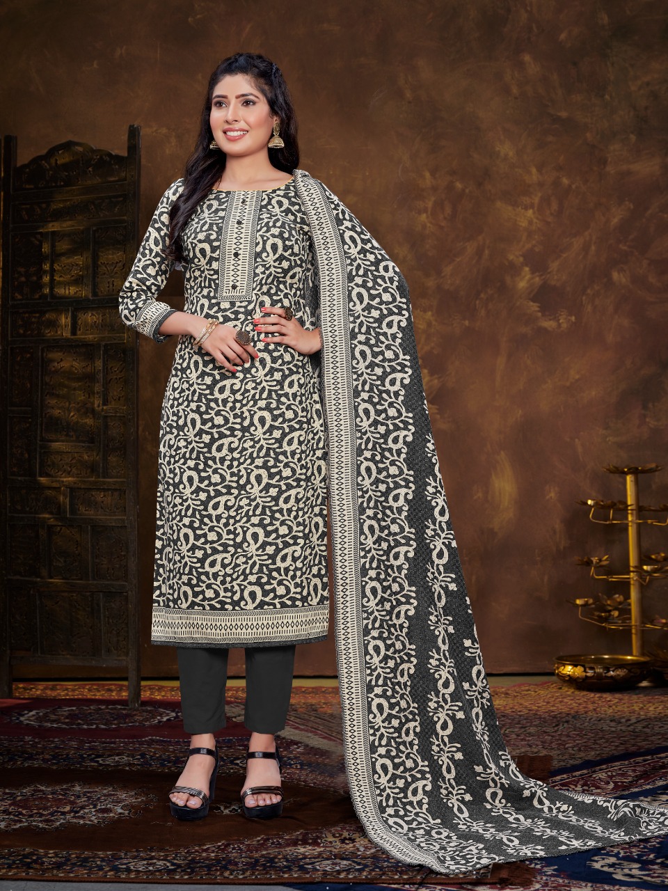 bipson safari 1669 pashmina gorgeous look salwar suit catalog