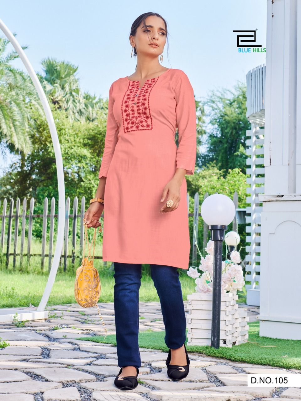 blue hills city light vol 1 rayon  decent look short top catalog