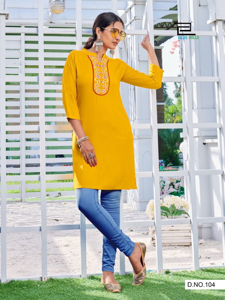 blue hills city light vol 1 rayon  decent look short top catalog