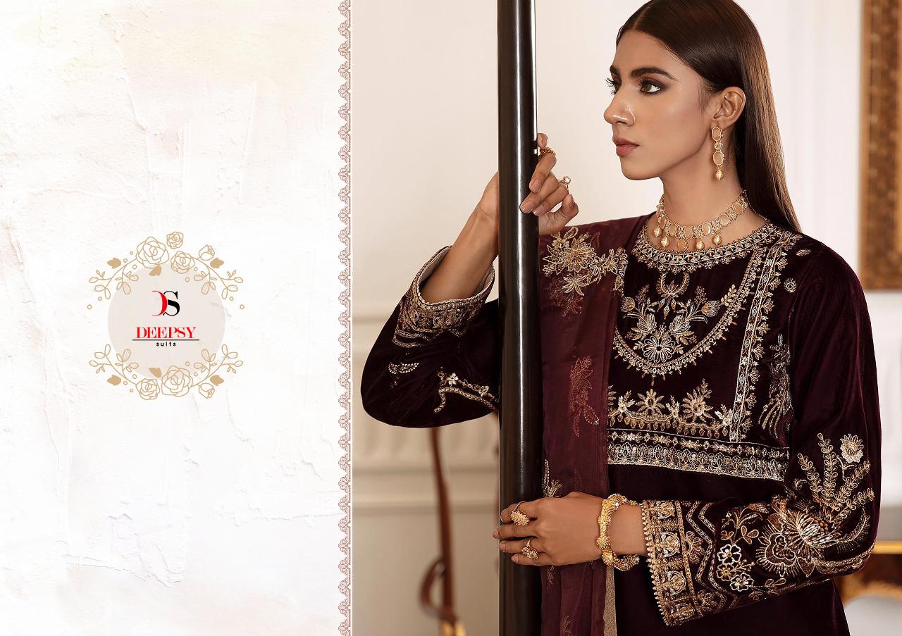 deepsy suit mariab velvet astonishing salwar suit catalog