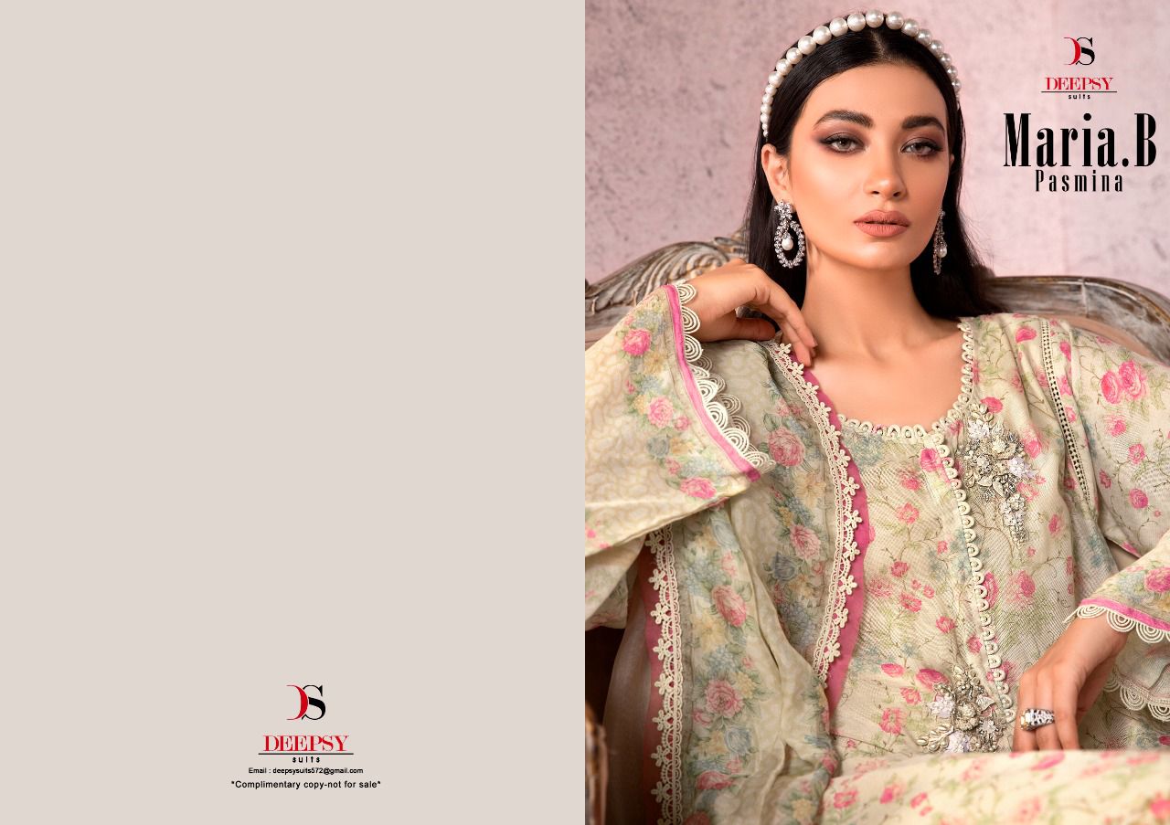 deepsy suits maria b pasmina pashmina elegant salwar suit catalog