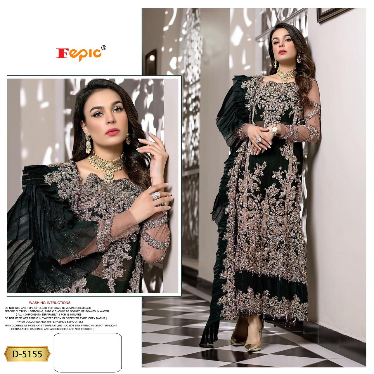 fepic rosemeen d 5155 colours georgette new and modern style salwar suit catalog