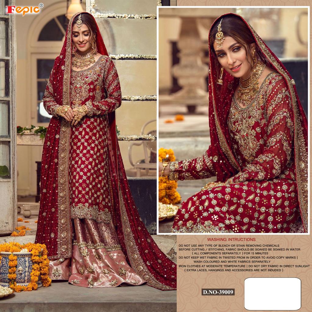 fepic rosemeen  39009 georgette regal look salwar suit single