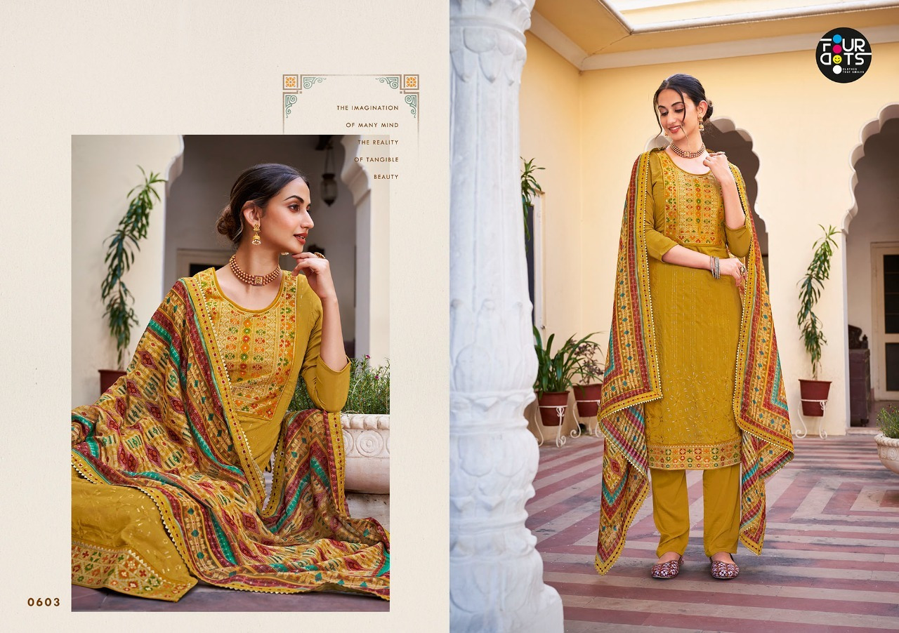 fourdots adhira vol 3 dark muslin new and modern style salwar suit catalog