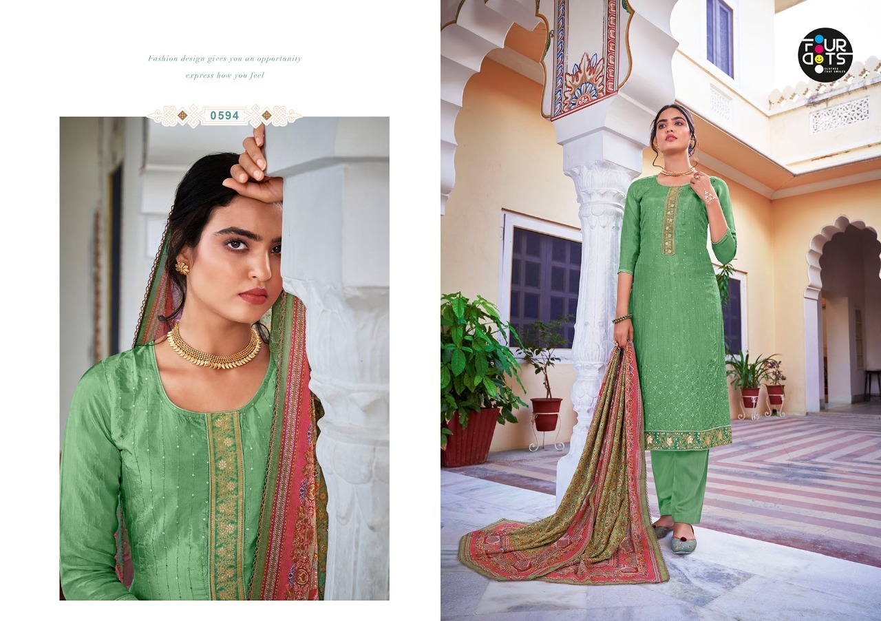 fourdots avshar vol 6 light viscose elegant  salwar suit catalog