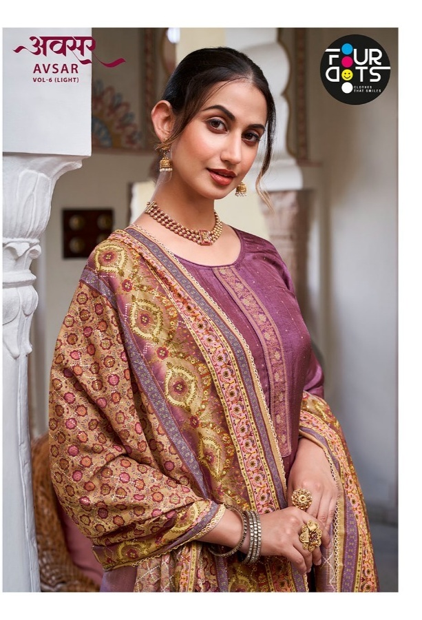 fourdots avshar vol 6 light viscose elegant  salwar suit catalog