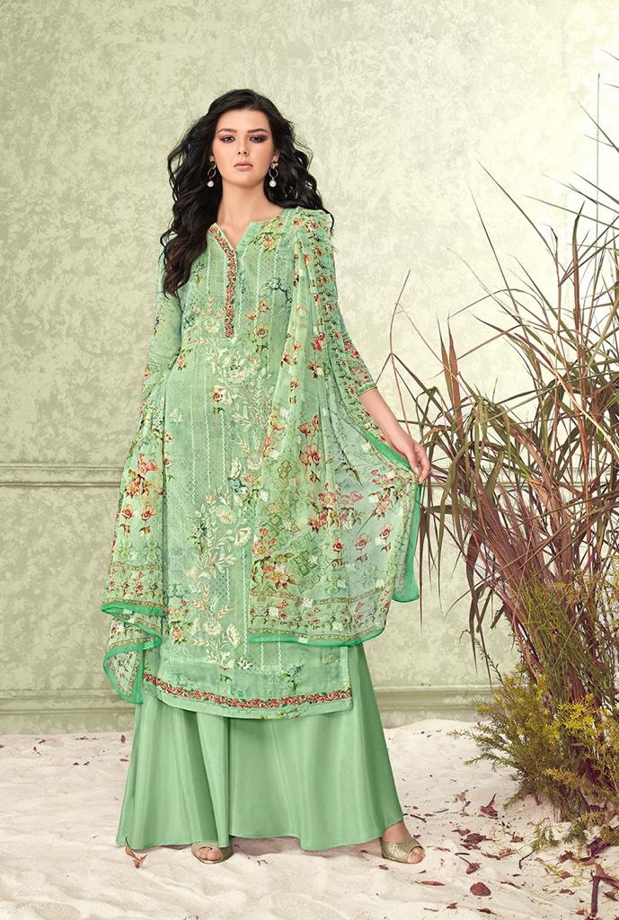 glossy crescent viscose gorgeous look salwar suit catalog