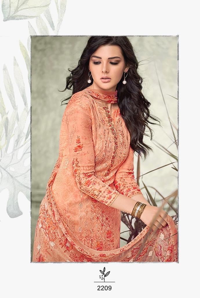 glossy crescent viscose gorgeous look salwar suit catalog