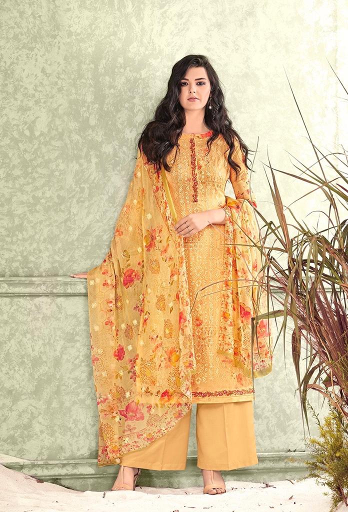 glossy crescent viscose gorgeous look salwar suit catalog