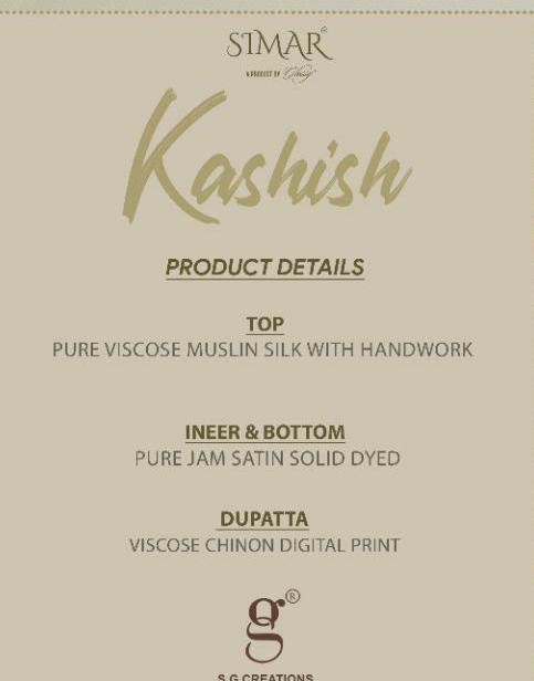 glossy kashish viscose  gorgeous look salwar suit catalog