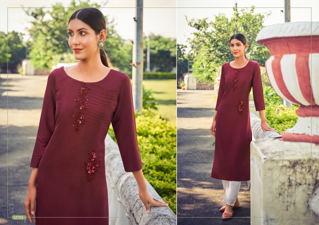 kalroop kajree octavia vol 10 silk astonishing kurti catalog