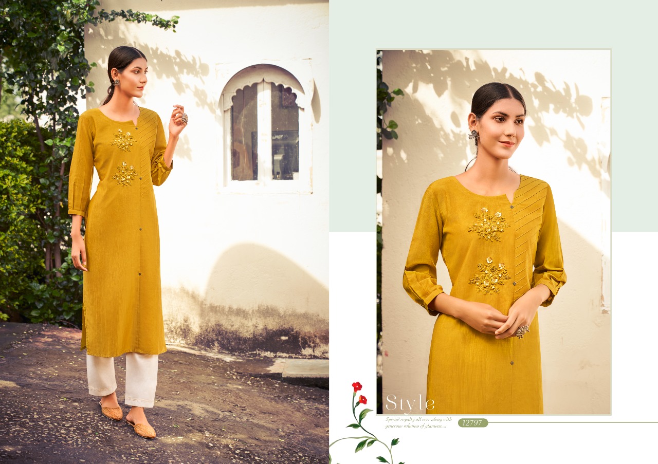 kalroop kajree octavia vol 10 silk astonishing kurti catalog